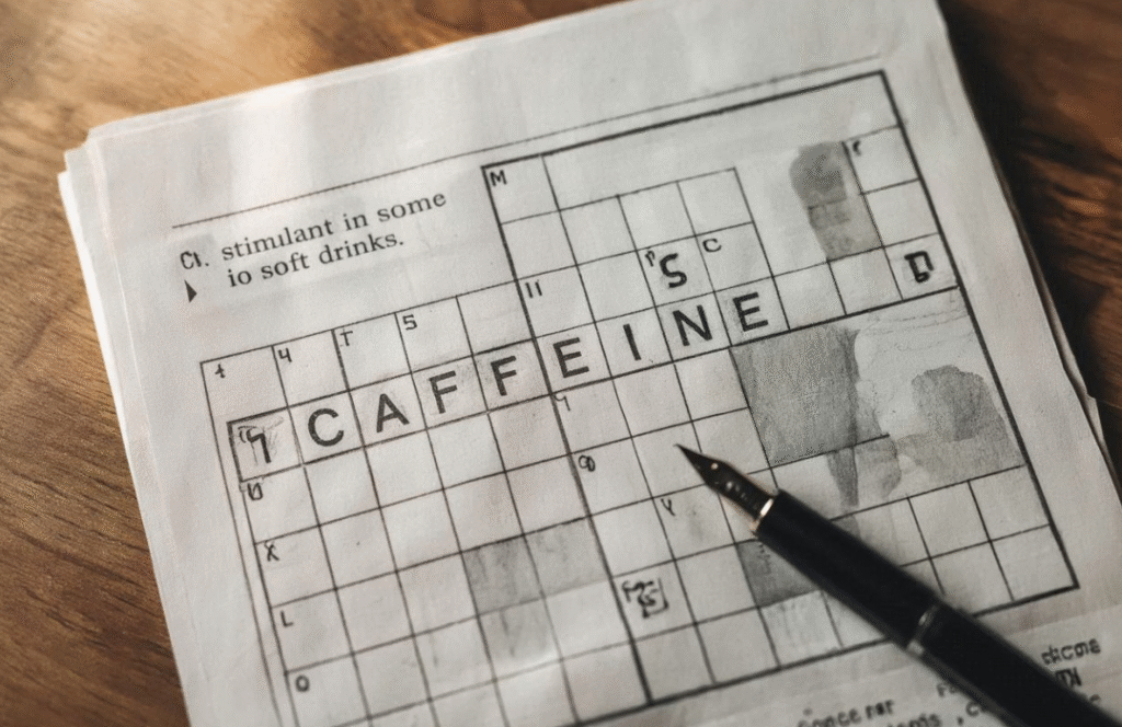 stimulant in some soft drinks crossword clue