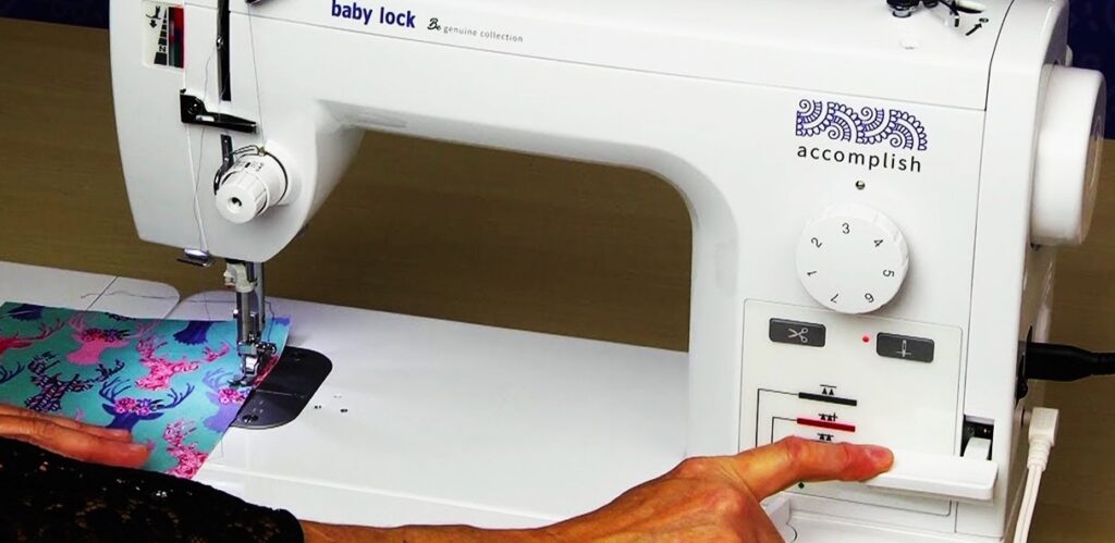 baby lock accomplish - 1500 spm straight stitch machine